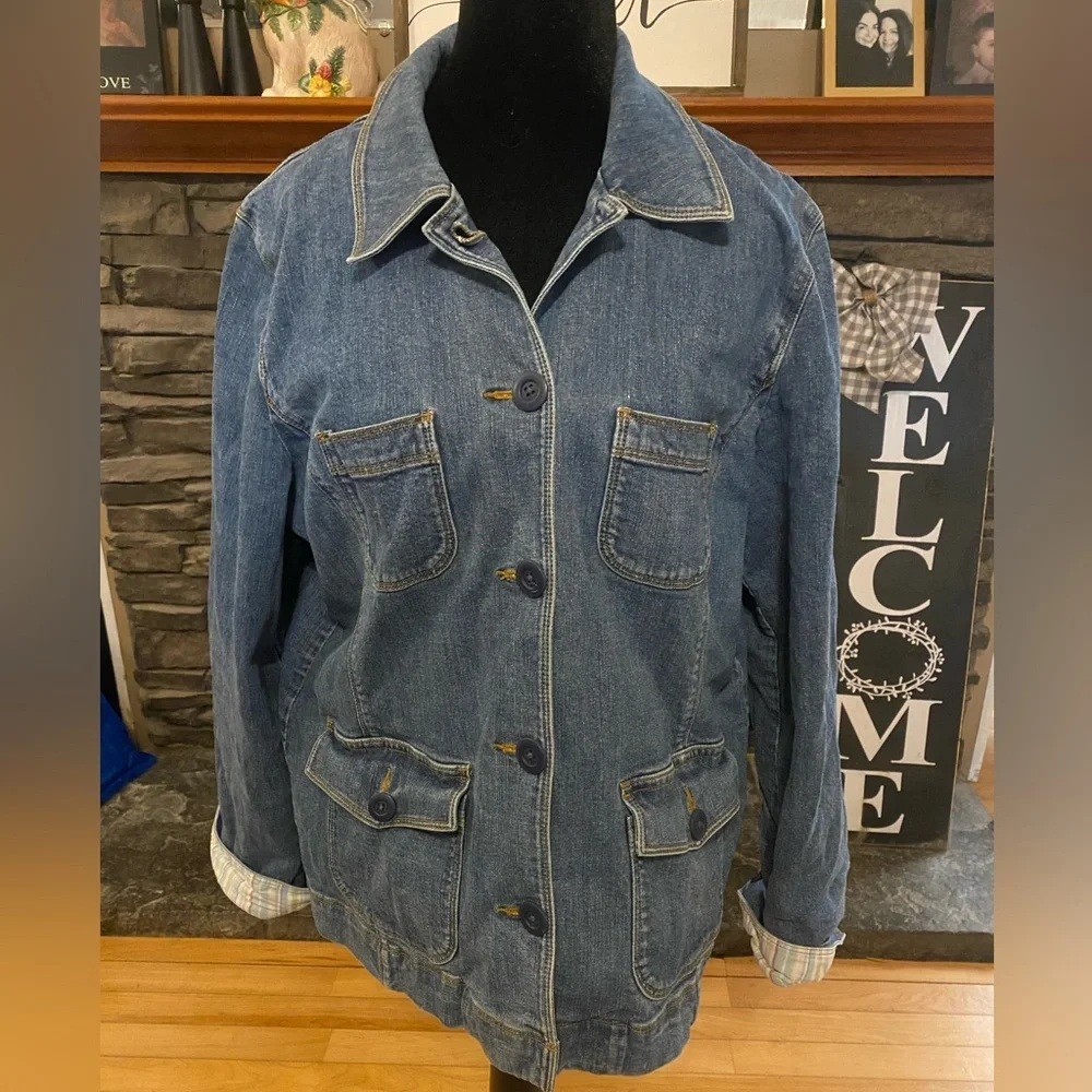L.L. Bean Women’s Denim Chore/Barn Coat